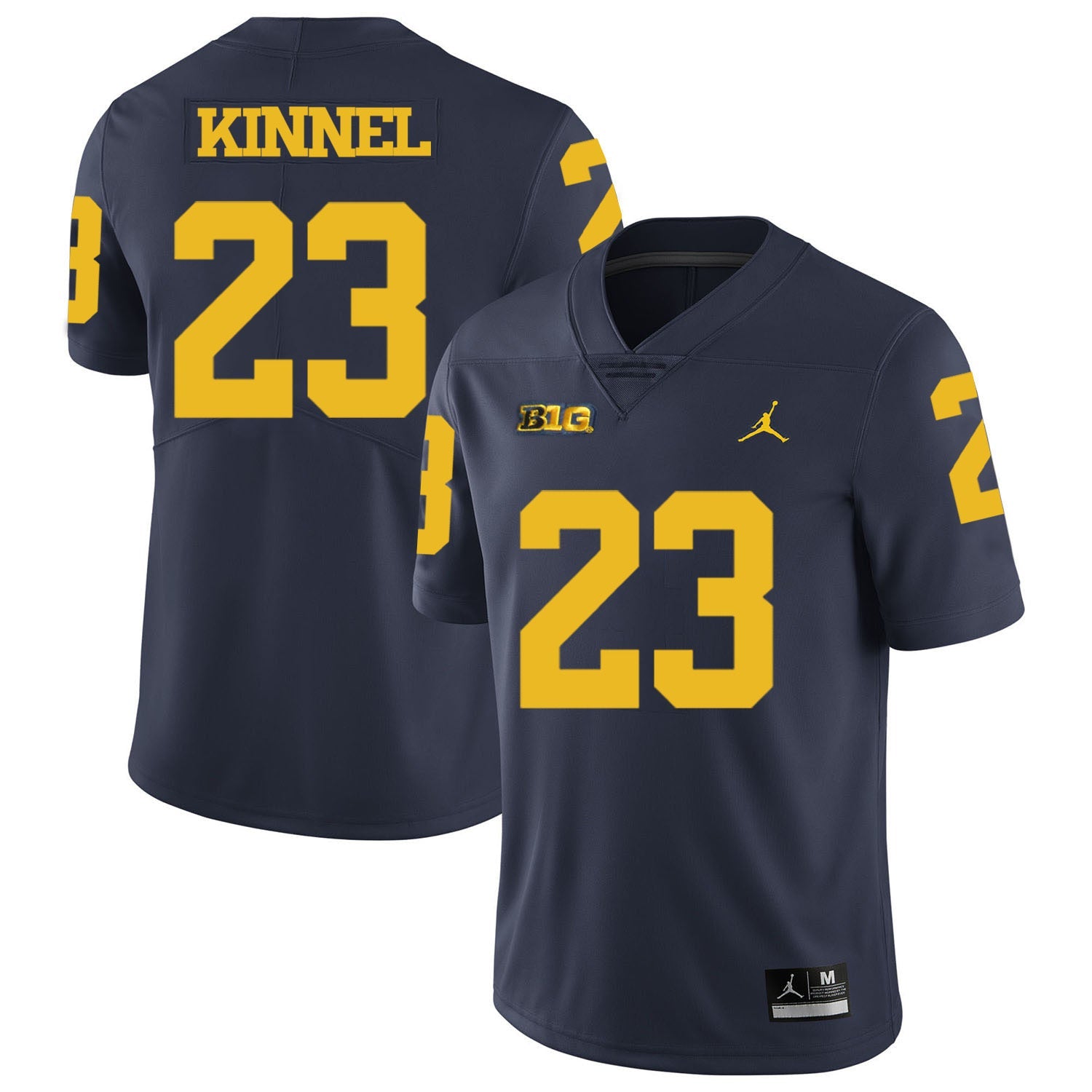 Tyree Kinnel 23 Blue College Football Jersey football jersey product view 1