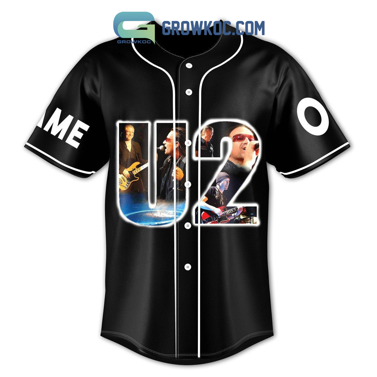 U2 UV Achtung Baby Live At The Sphere Fall 2023 Personalized Baseball Jersey baseball jersey product view 2