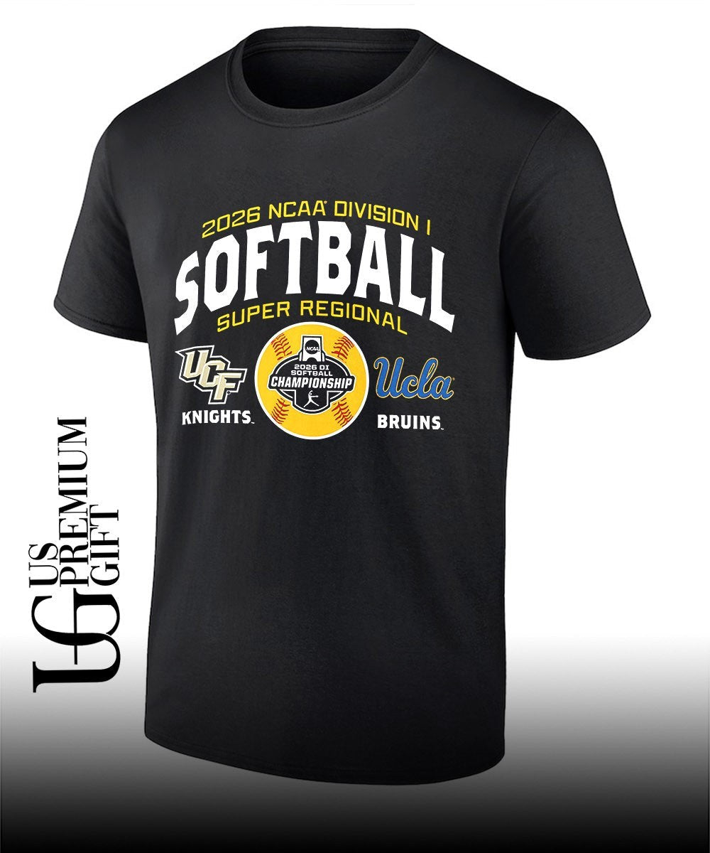 UCF Knights vs UCLA Bruins 2026 NCAA Division I Softball Super Regionals shirt Unisex T-shirt, Sweatshirt, Hoodie, Long Sleeve Tee - T-Shirt, Sweatshirt, Hoodie