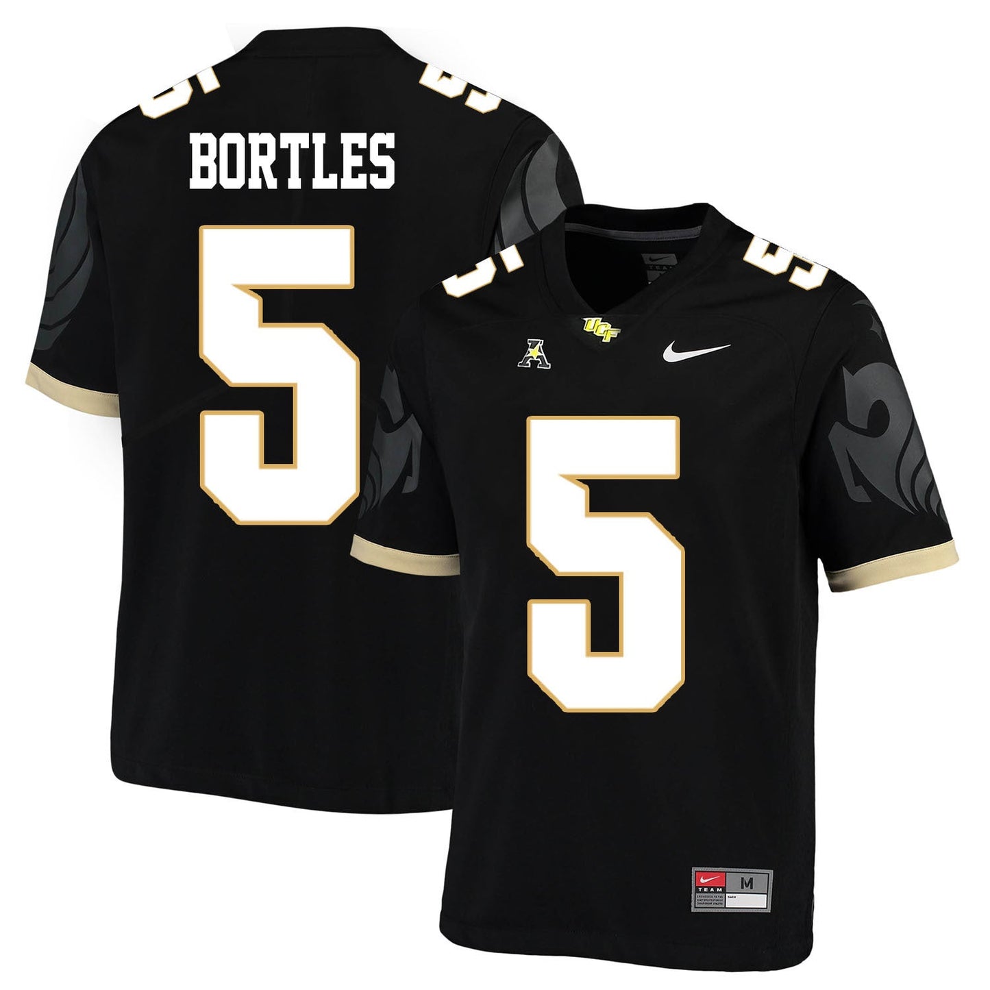 UCF Blake Bortles 5 Black College Football Jersey football jersey product view 1