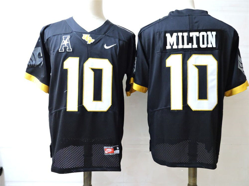 UCF Knights #10 Milton Style 3 College Football Jersey football jersey product view 1