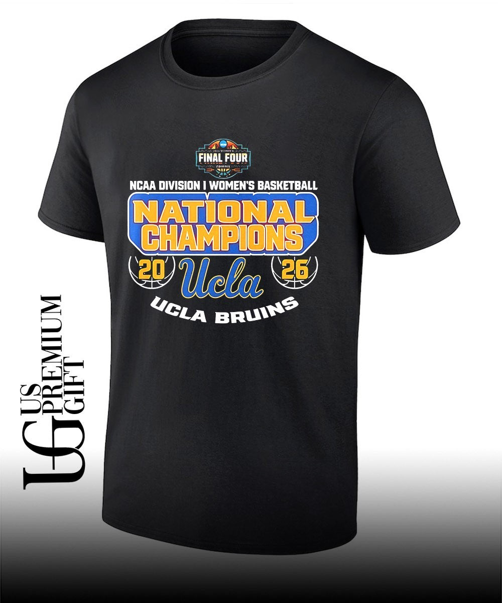 UCLA Bruins 2026 NCAA Division I Womens Basketball National Champions shirt Unisex T-shirt, Sweatshirt, Hoodie, Long Sleeve Tee - T-Shirt, Sweatshirt, Hoodie