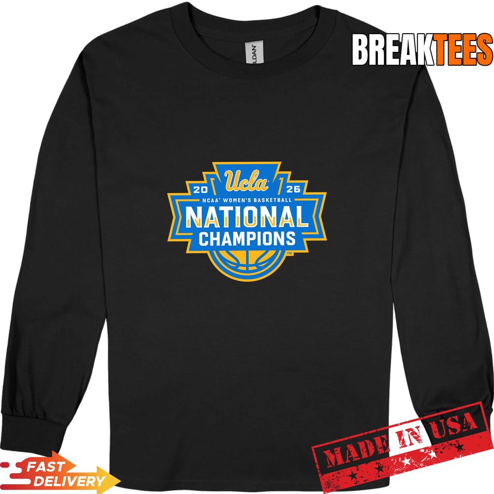UCLA Bruins WBB 2026 National Champions Logo - Adult & Kids T-Shirts, Sweatshirts & Hoodies apparel design preview 3