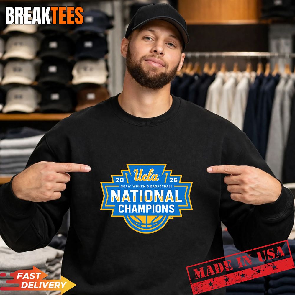 UCLA Bruins WBB 2026 National Champions Logo - Adult & Kids T-Shirts, Sweatshirts & Hoodies apparel design preview 2