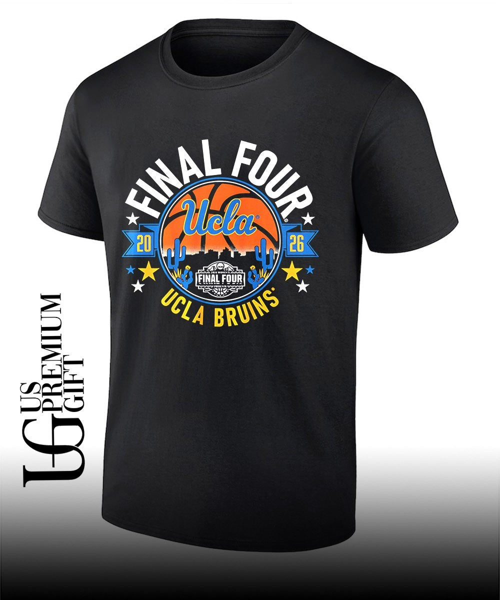 UCLA Bruins basketball 2026 Final Four March Madness Skyline City shirt Unisex T-shirt, Sweatshirt, Hoodie, Long Sleeve Tee - T-Shirt, Sweatshirt, Hoodie