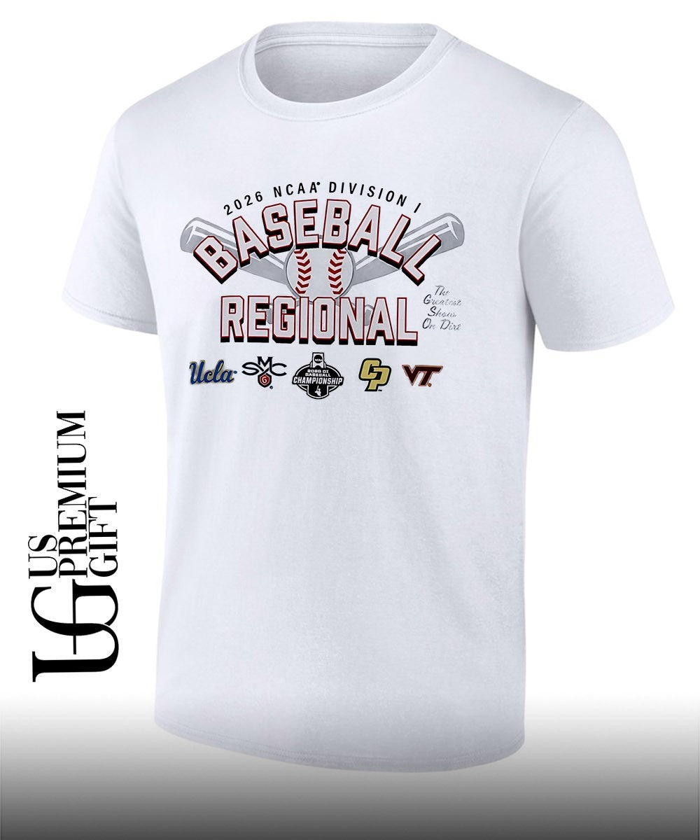UCLA Saint Marys College Cal Poly Virginia Tech 2026 NCAA Division I Baseball Regional shirt - T-Shirt, Sweatshirt, Hoodie