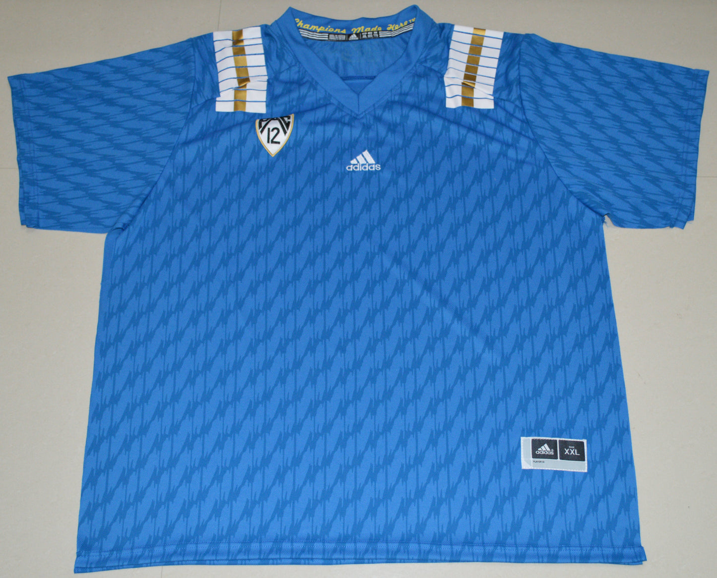 UCLA Blank Blue Front College Football Jersey football jersey product view 1