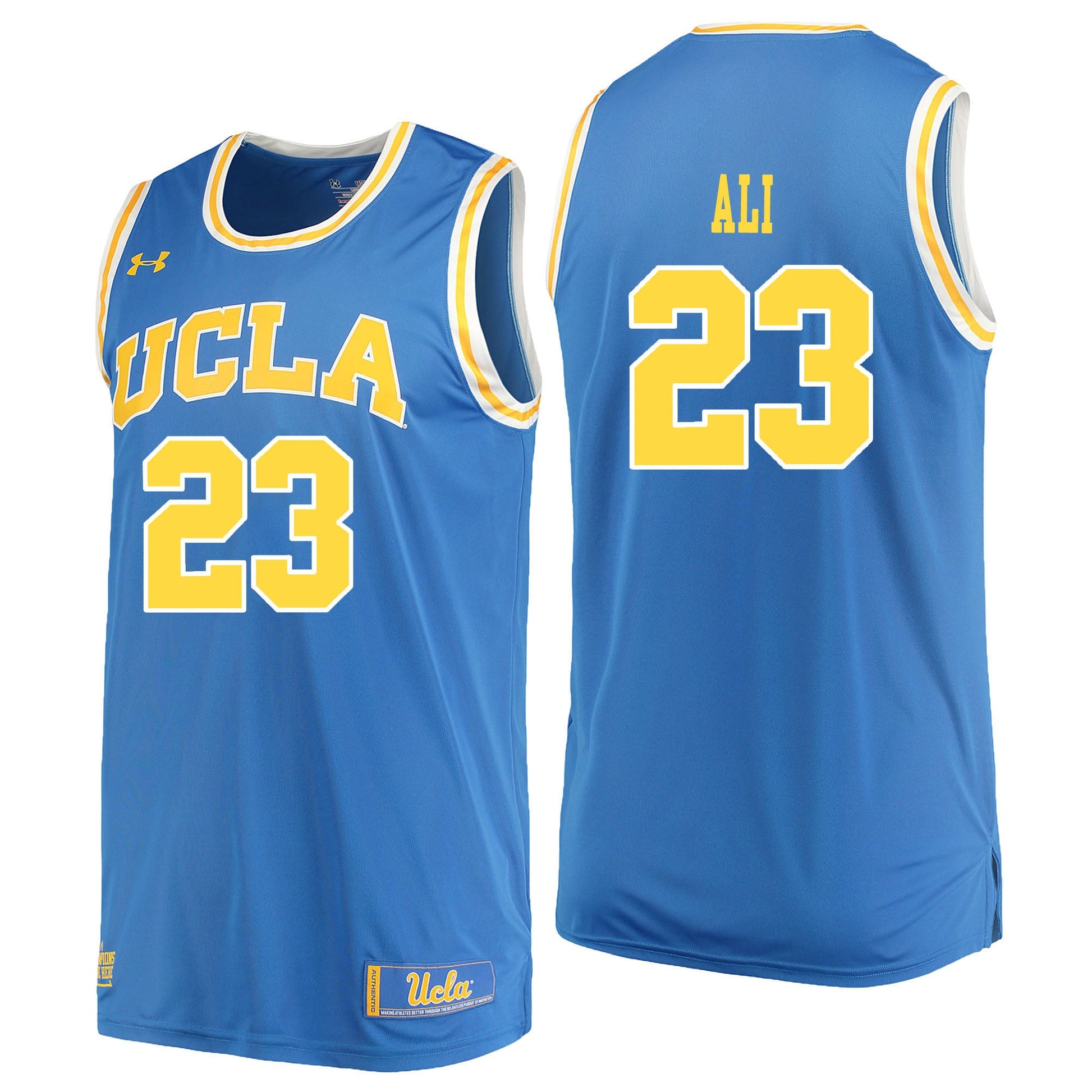 UCLA UA ALI 23 Blue College Football Jersey football jersey product view 1