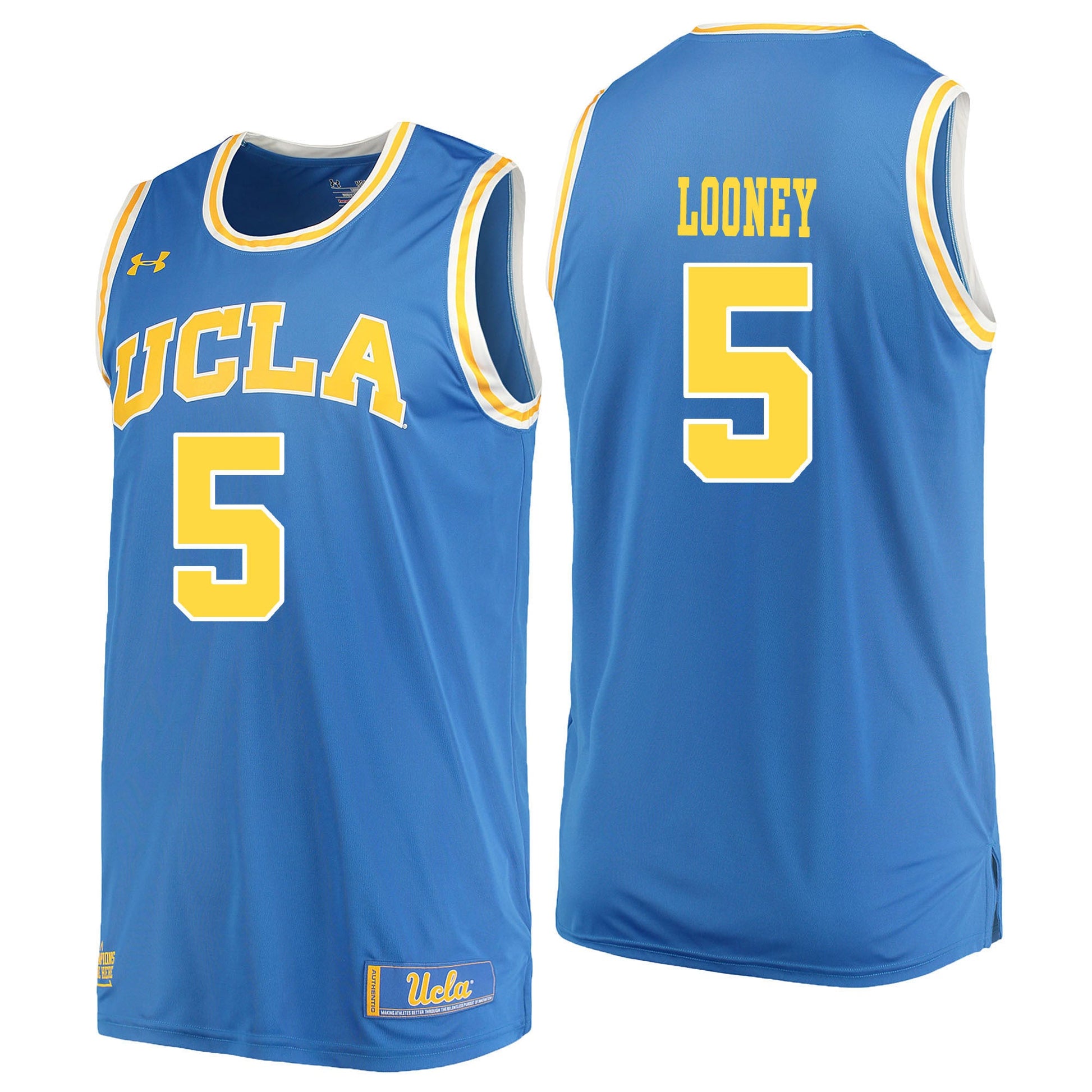 UCLA UA LOONEY 5 Blue College Football Jersey football jersey product view 1