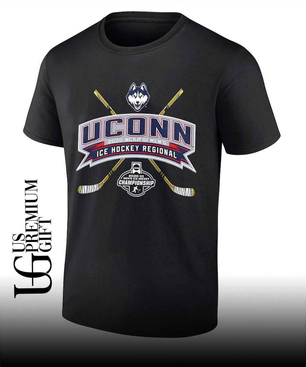 UConn Huskies 2026 NCAA DI Mens Ice Hockey Regional shirt Unisex T-shirt, Sweatshirt, Hoodie, Long Sleeve Tee - T-Shirt, Sweatshirt, Hoodie