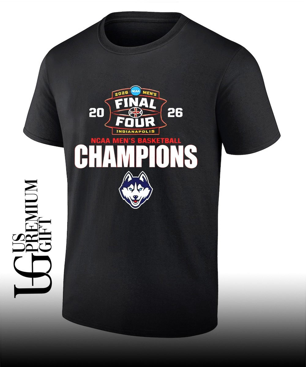 UConn Huskies 2026 NCAA Division I Mens Basketball Final Four National Champions logo shirt - T-Shirt, Sweatshirt, Hoodie