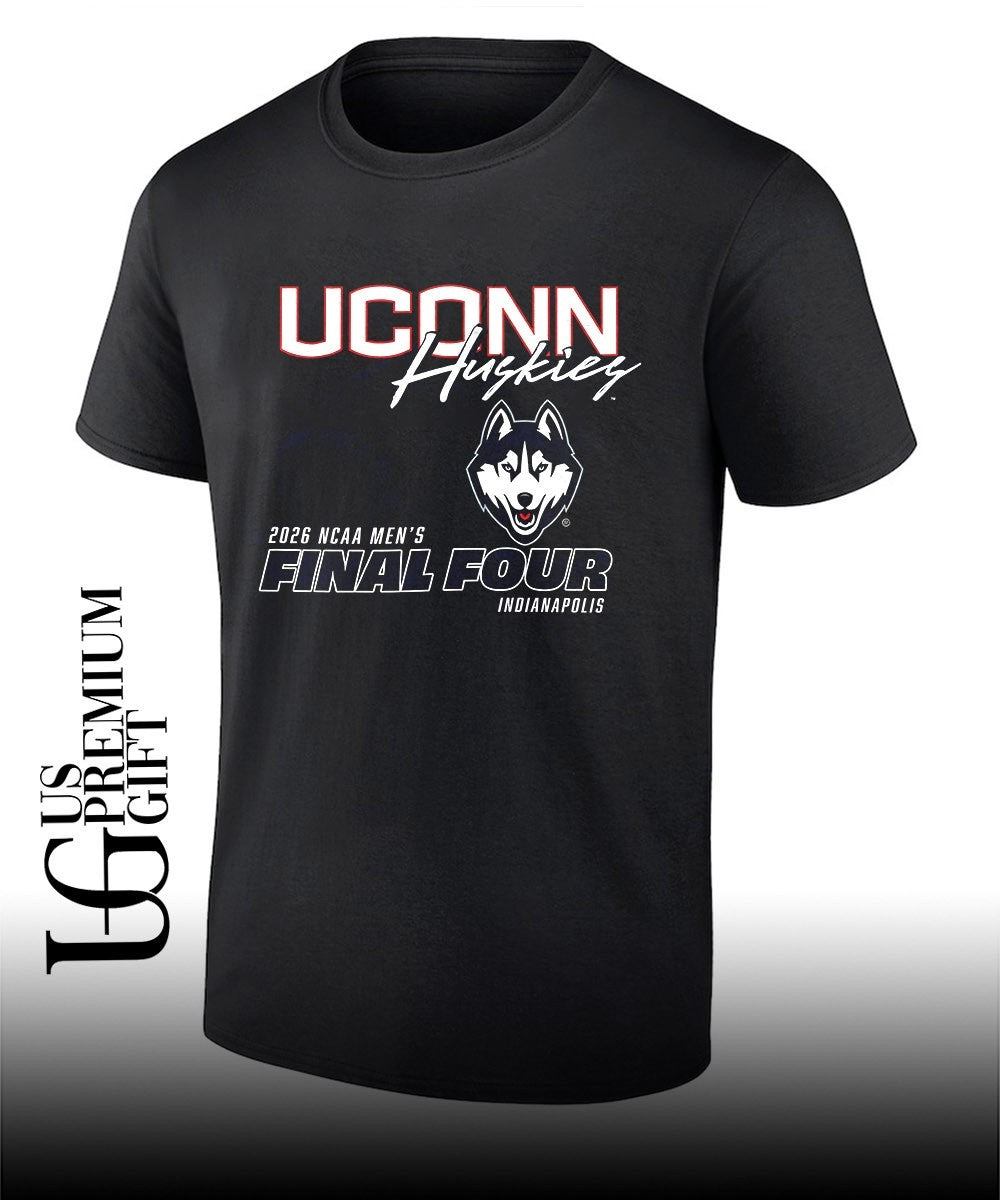 UConn Huskies 2026 NCAA Mens Final Four shirt Unisex T-shirt, Sweatshirt, Hoodie, Long Sleeve Tee - T-Shirt, Sweatshirt, Hoodie