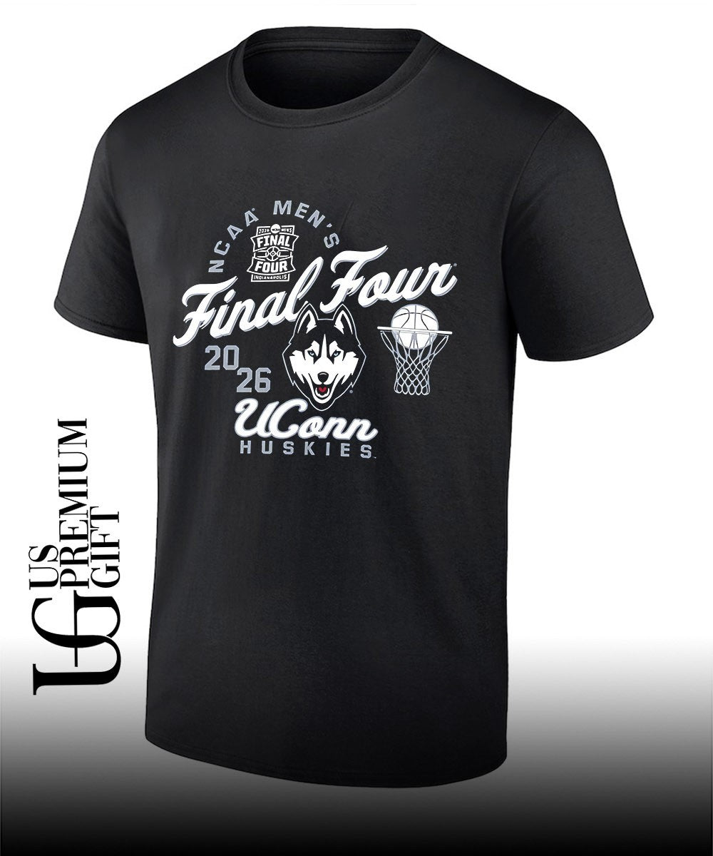 UConn Huskies NCAA Mens Final Four 2026 Indianapolis shirt Unisex T-shirt, Sweatshirt, Hoodie, Long Sleeve Tee - T-Shirt, Sweatshirt, Hoodie