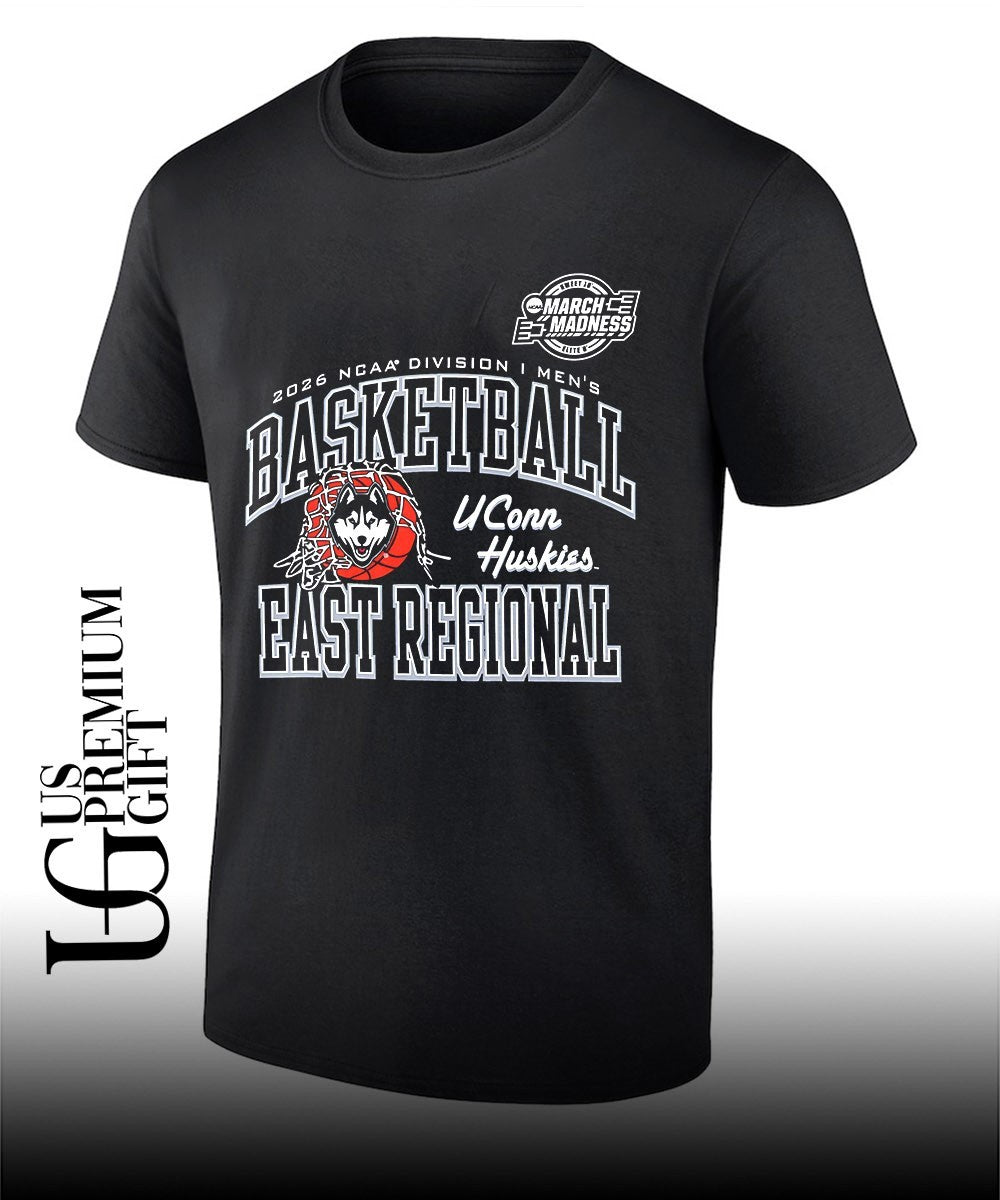UConn Huskies West Regional NCAA Division I Mens Basketball March Madness shirt Unisex T-shirt, Sweatshirt, Hoodie, Long Sleeve Tee - T-Shirt, Sweatshirt, Hoodie