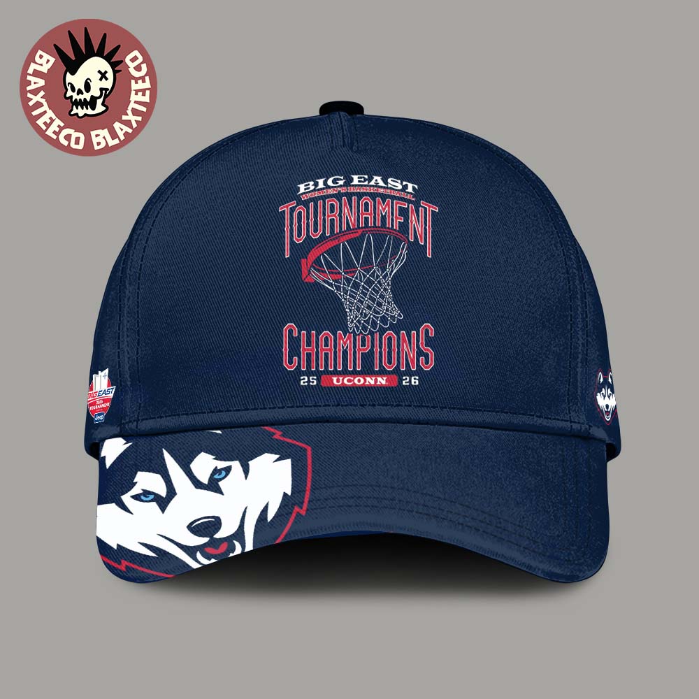 UConn Huskies Womens Basketball 2026 Big East Tournament Champions Locker Room Cap Hat Snapback - T-Shirt, Sweatshirt, Hoodie