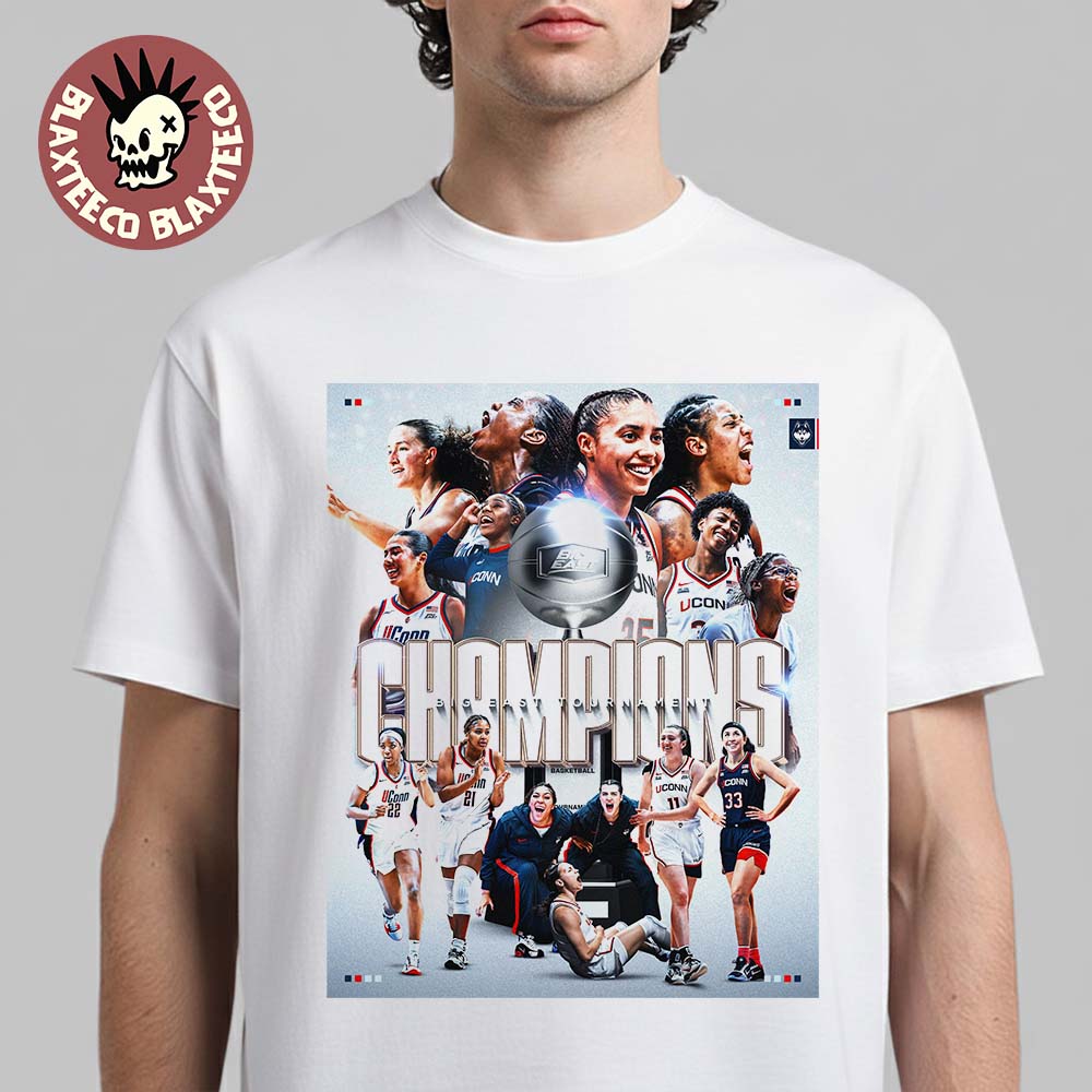 UConn Huskies Womens Basketball 2026 Big East Tournament Champions T-Shirt Unisex T-shirt, Sweatshirt, Hoodie, Long Sleeve Tee - T-Shirt, Sweatshirt, Hoodie