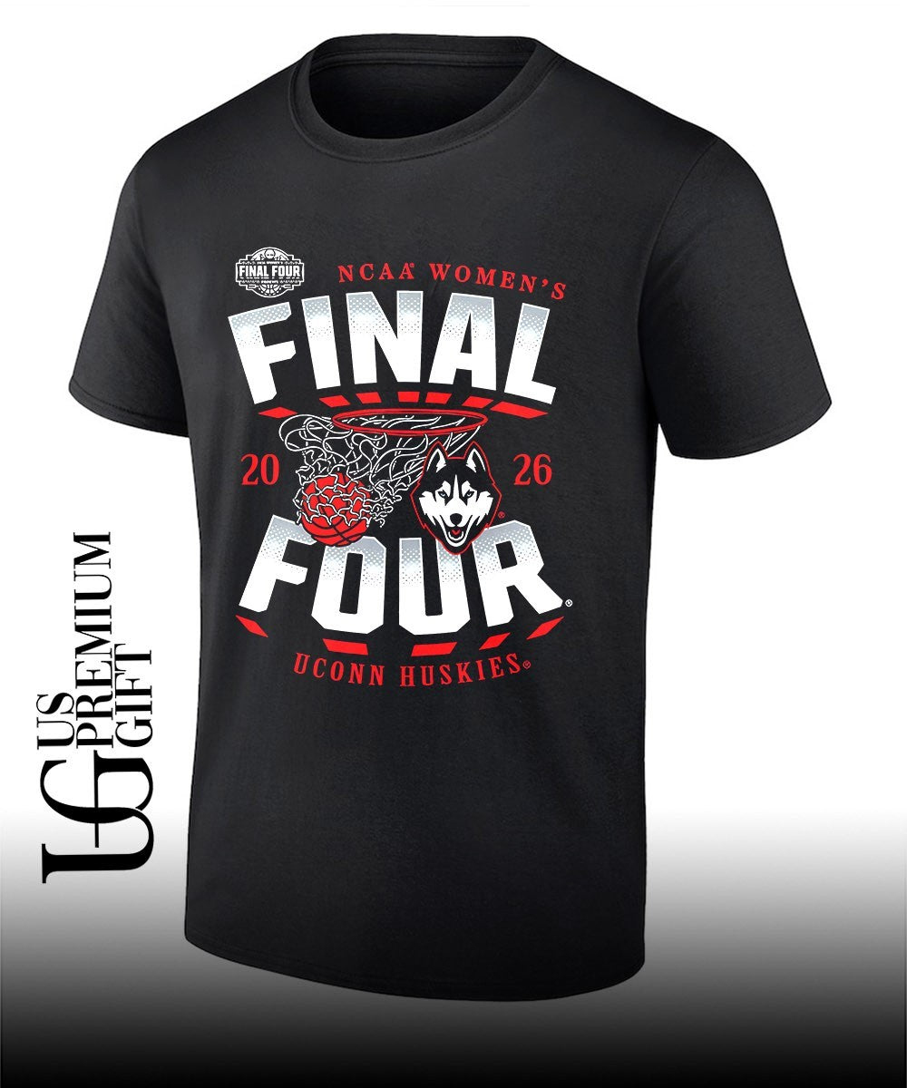 UConn Huskies womens basketball NCAA 2026 Final Four shirt Unisex T-shirt, Sweatshirt, Hoodie, Long Sleeve Tee - T-Shirt, Sweatshirt, Hoodie