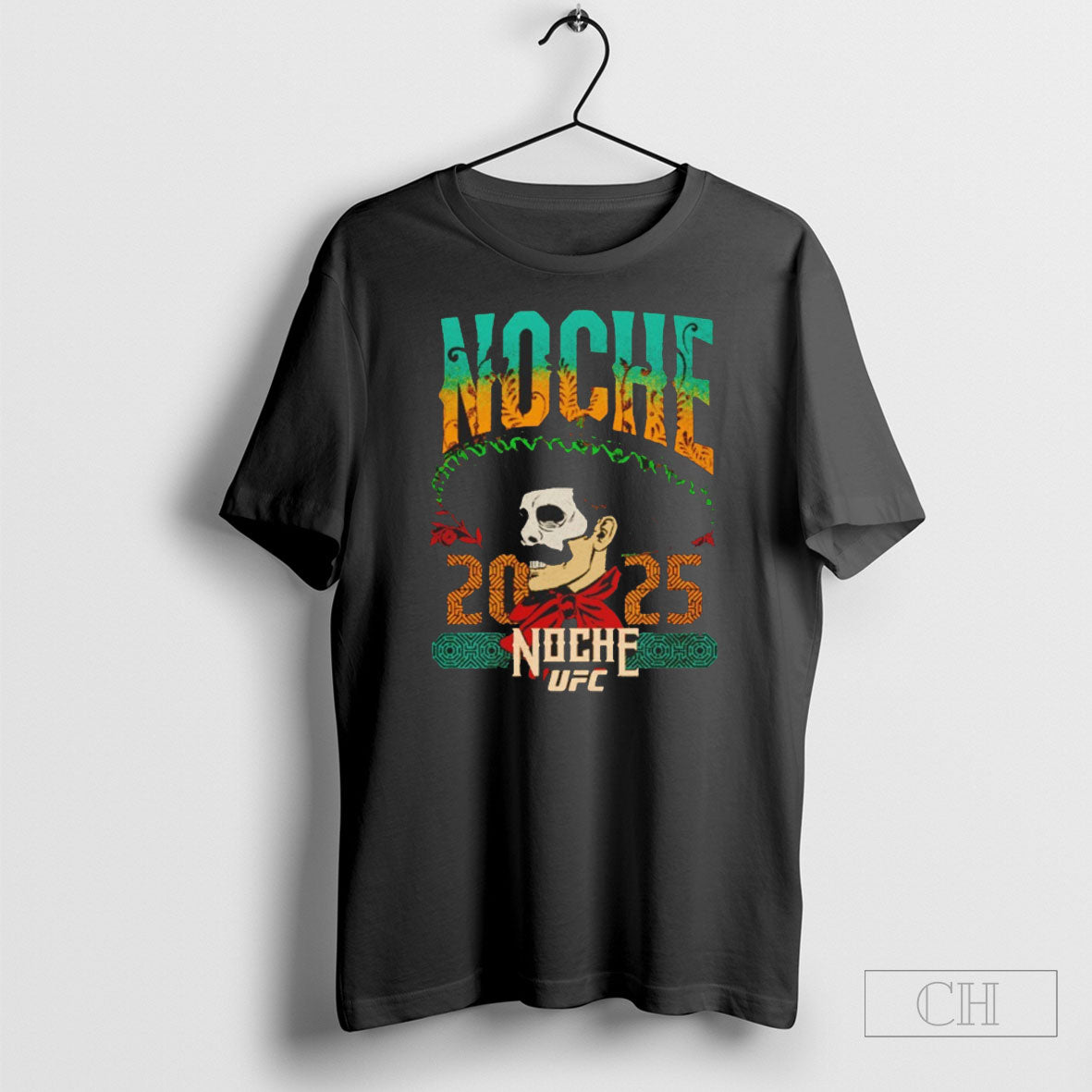 Ufc Noche 2025 Mariachi Shirt Tee Unisex T-shirt, Sweatshirt, Hoodie, Long Sleeve Tee - T-Shirt, Sweatshirt, Hoodie