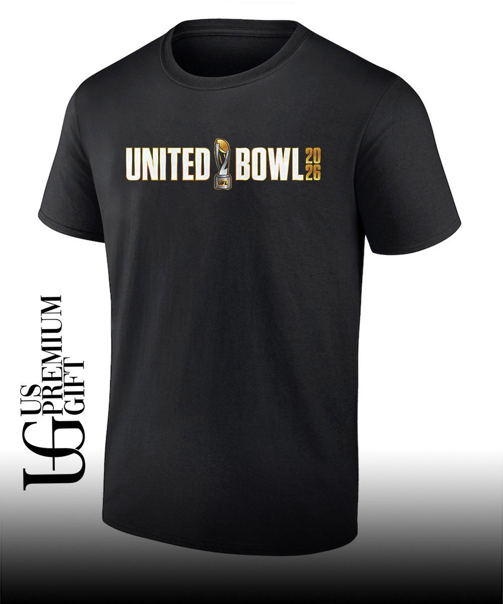 UFL 2026 United Bowl Horizontal logo shirt Unisex T-shirt, Sweatshirt, Hoodie, Long Sleeve Tee - T-Shirt, Sweatshirt, Hoodie