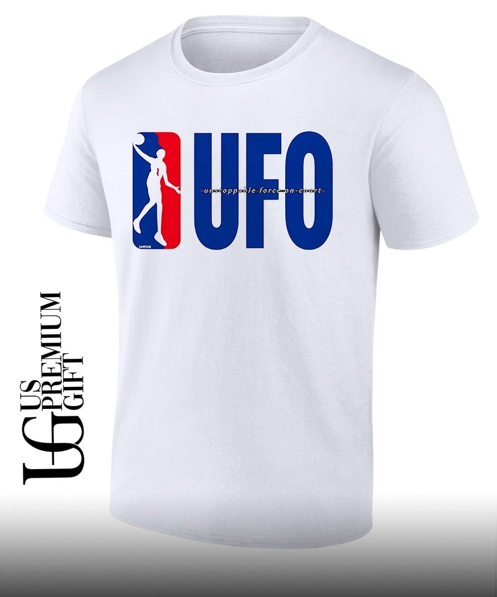 UFO Unstoppable Force On Court logo shirt Unisex T-shirt, Sweatshirt, Hoodie, Long Sleeve Tee - T-Shirt, Sweatshirt, Hoodie