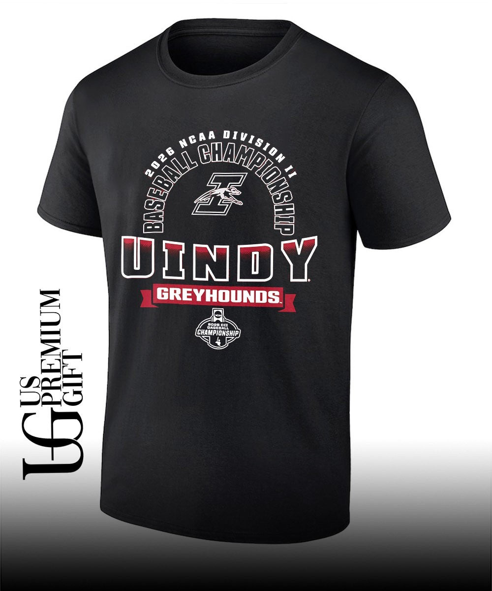 UIndy Greyhounds 2026 NCAA Division II Baseball Championship shirt Unisex T-shirt, Sweatshirt, Hoodie, Long Sleeve Tee - T-Shirt, Sweatshirt, Hoodie
