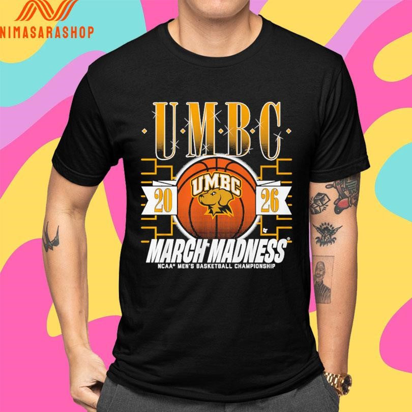 UMBC Retrievers Mbb 2026 March Madness Ncaa Men's - Adult & Kids T-Shirts, Sweatshirts & Hoodies apparel design preview 4