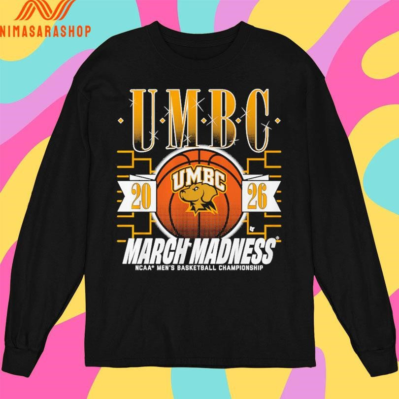 UMBC Retrievers Mbb 2026 March Madness Ncaa Men's - Adult & Kids T-Shirts, Sweatshirts & Hoodies apparel design preview 3