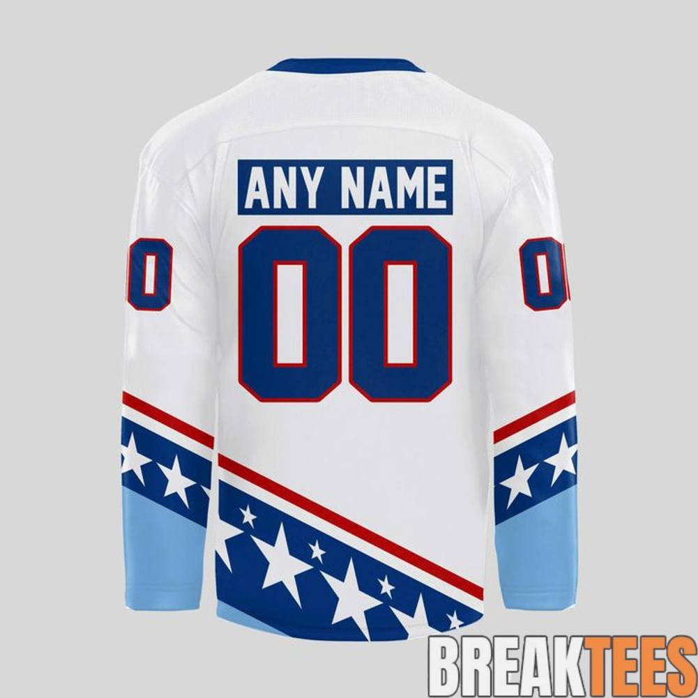 USA Hockey x Chipotle All American Game Hockey Jersey – White hockey jersey product view 3