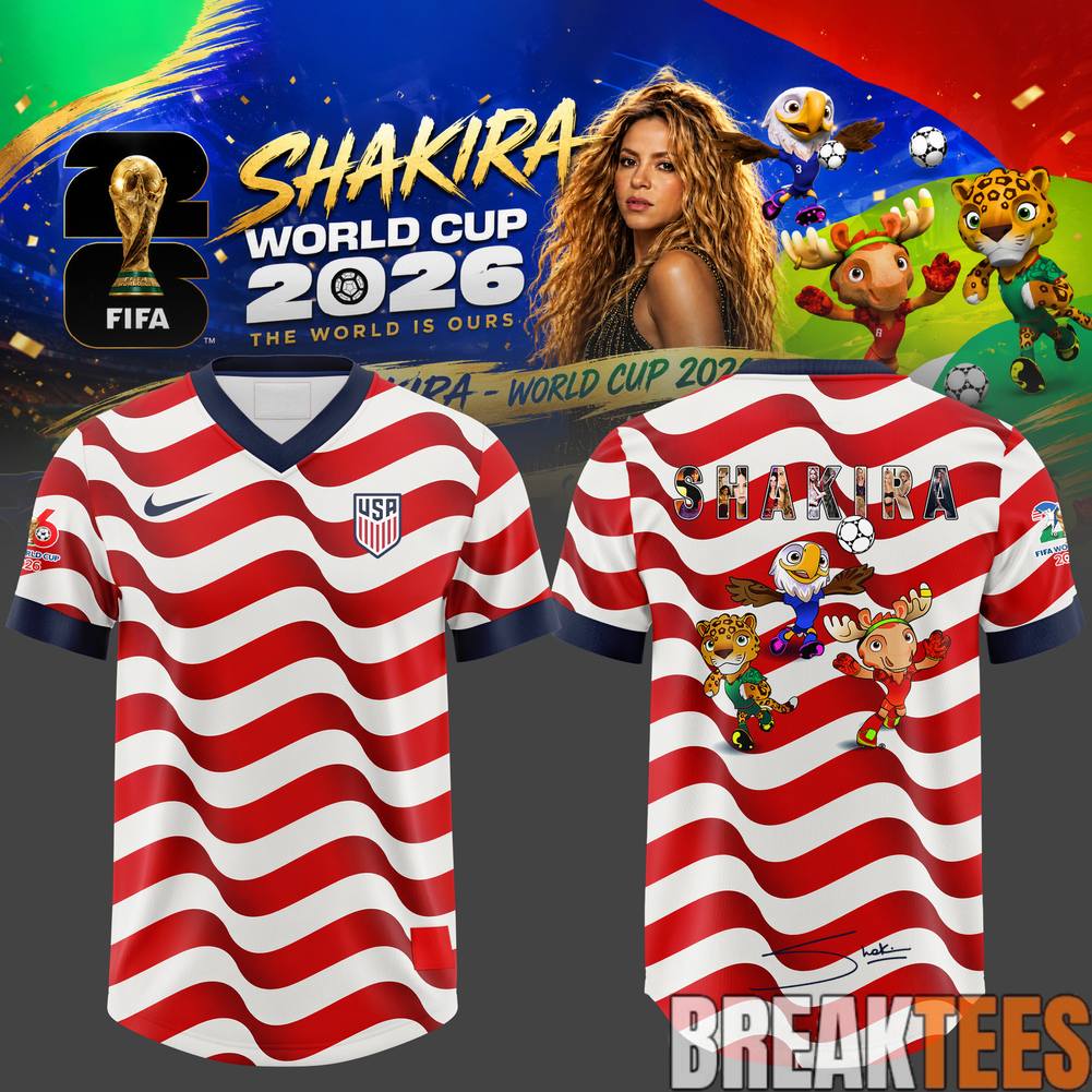 USA National Football Team x Shakira World Cup 2026 Rhythm Edition Jersey football jersey product view 1