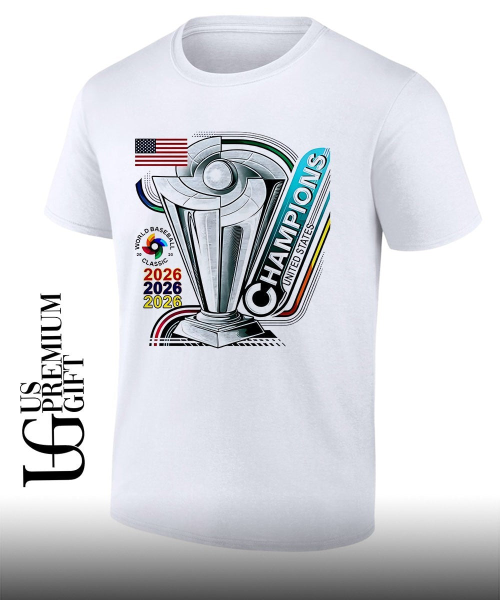 USA Team 2026 World Baseball Classic Champions shirt Unisex T-shirt, Sweatshirt, Hoodie, Long Sleeve Tee - T-Shirt, Sweatshirt, Hoodie