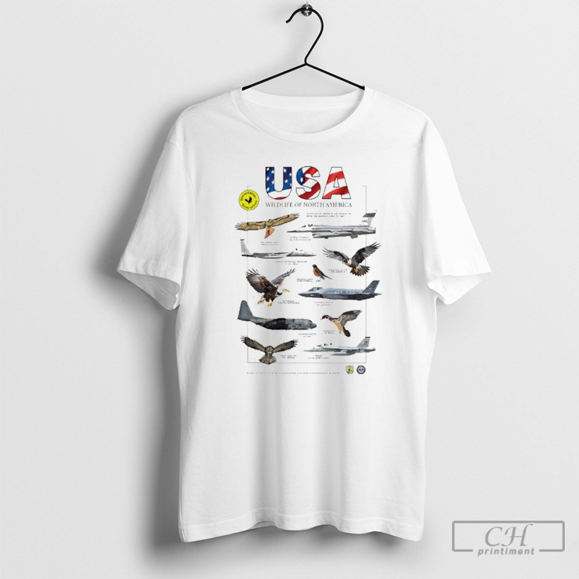 Usa Wildlife Of North America Unisex T-shirt, Sweatshirt, Hoodie, Long Sleeve Tee - T-Shirt, Sweatshirt, Hoodie