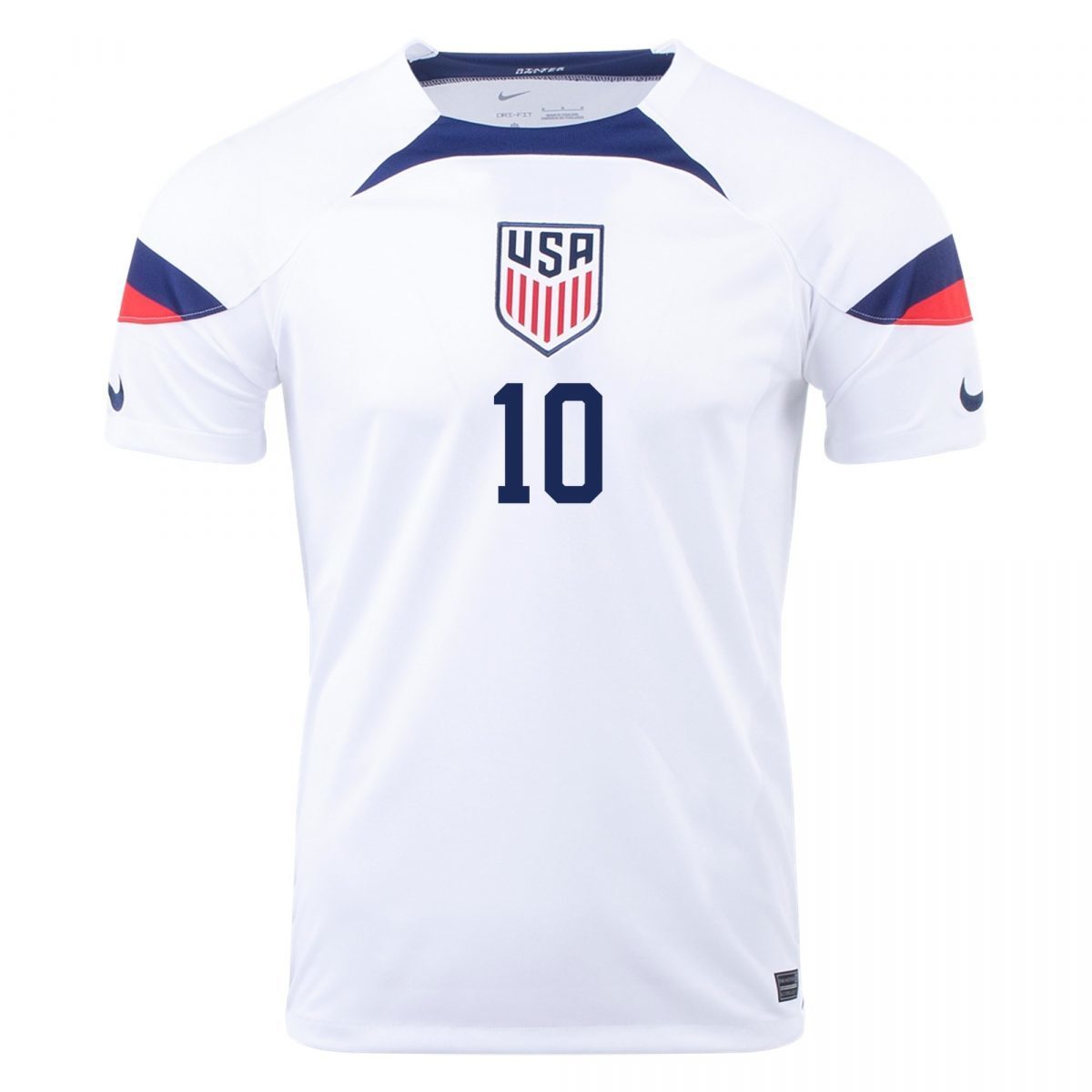 USA 10 Christian Pulisic Home Style 2 Soccer Jersey sports jersey product view 1