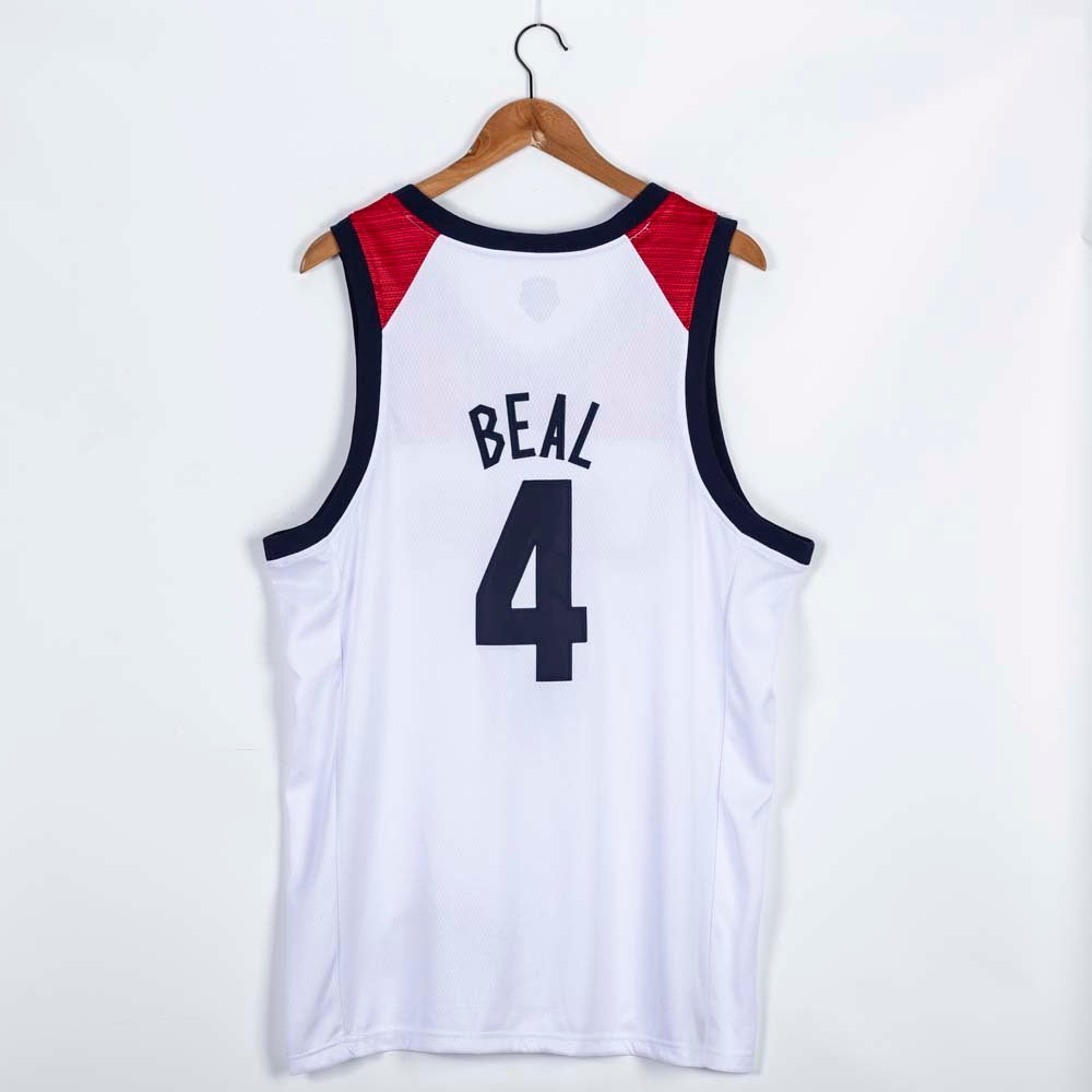 USA 2021 Summer Olympics 4 Bradley Beal 2021 Olympics Edition Style 4 Basketball Jersey basketball jersey product view 1