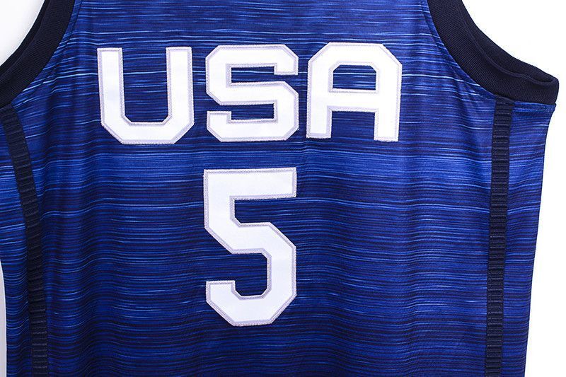 USA 2021 Summer Olympics 5 Zach LaVine 2021 Olympics Edition Style 1 Basketball Jersey basketball jersey product view 1