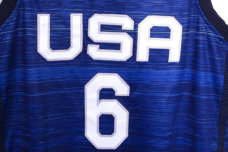 USA 2021 Summer Olympics 6 Damian Lillard 2021 Olympics Edition Style 1 Basketball Jersey basketball jersey product view 1