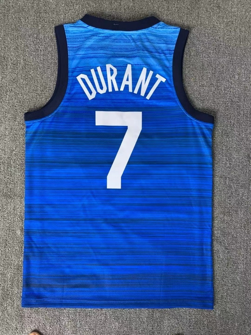 USA Dream Team 14 #7 Durant Tokyo Olympics Team USA Blue Style 2 Basketball Jersey basketball jersey product view 1