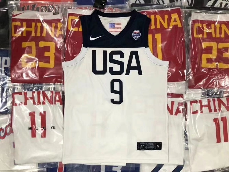 USA World Cup Team USA Style 5 Basketball Jersey basketball jersey product view 1