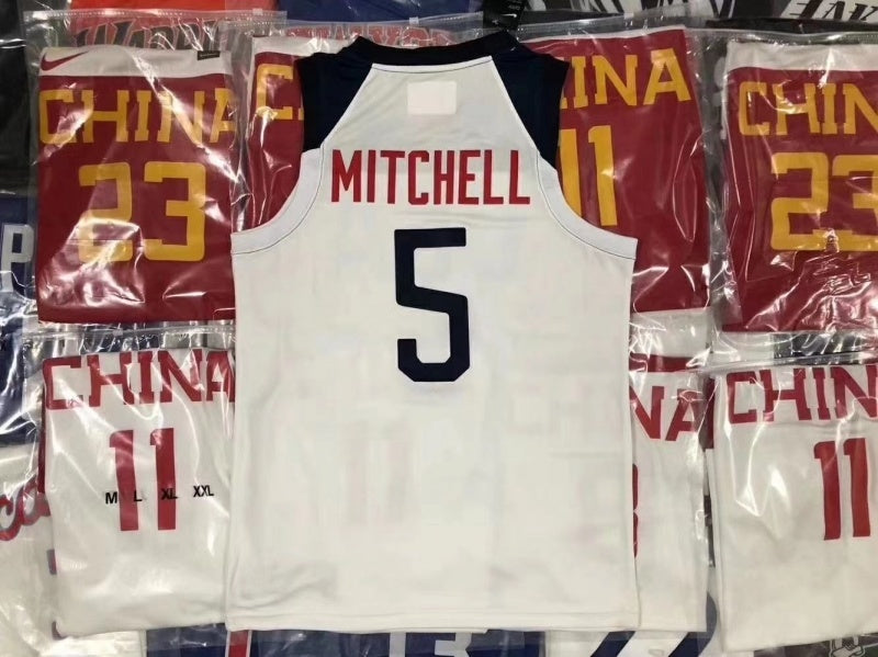 USA World Cup Team USA Style 6 Basketball Jersey basketball jersey product view 1