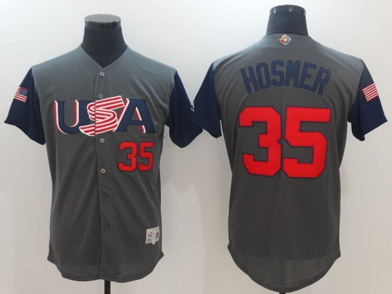 USA #35 Hosmer Fan Edition 35 Baseball Jersey baseball jersey product view 1