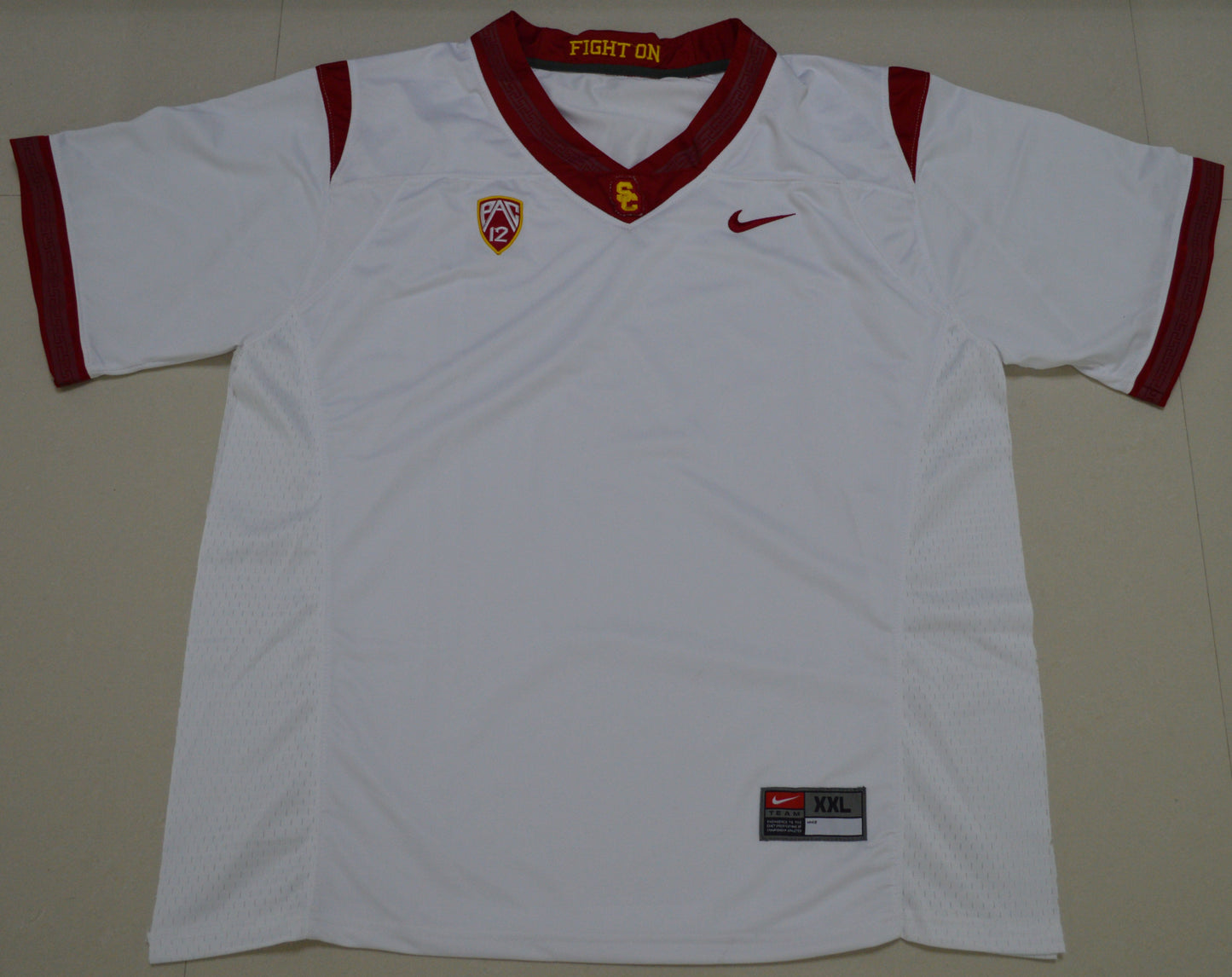 USC 2016 Blank White Front College Football Jersey football jersey product view 1