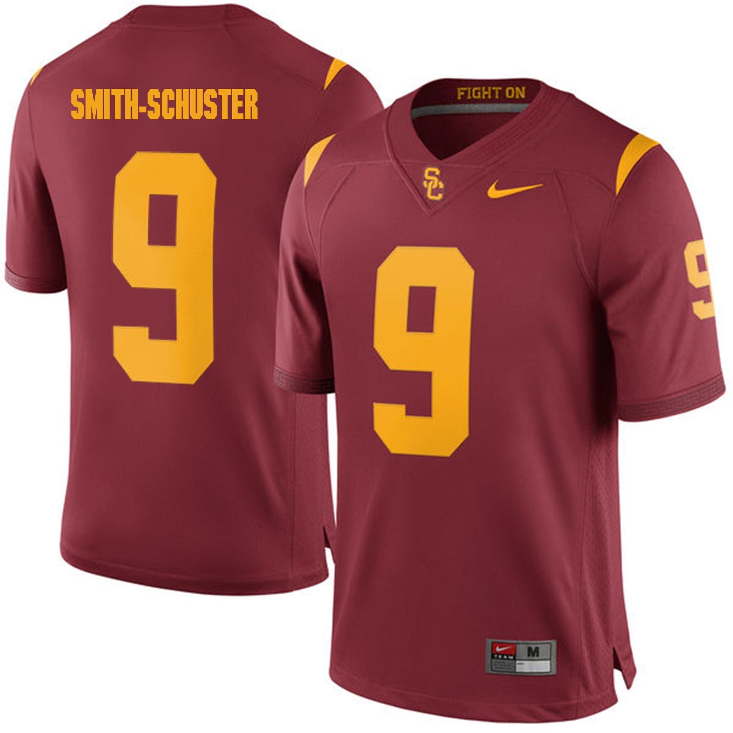 USC Smith-Schuster 9 College Football Jersey football jersey product view 1