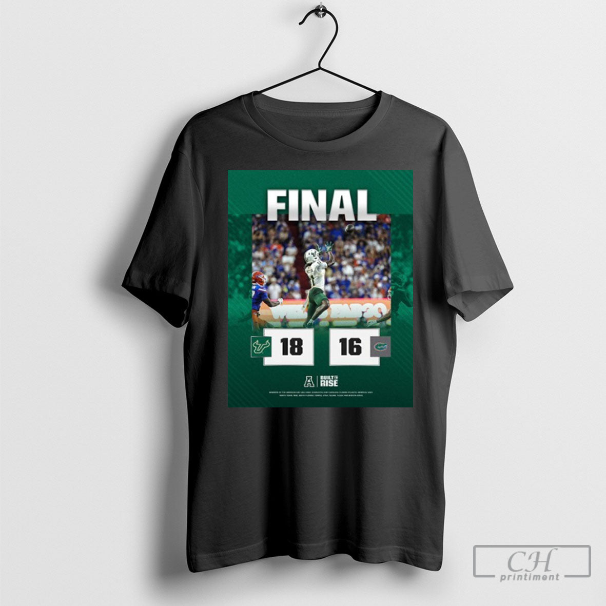 Usf Bulls Win 18 16 Florida Poster Unisex T-shirt, Sweatshirt, Hoodie, Long Sleeve Tee - T-Shirt, Sweatshirt, Hoodie