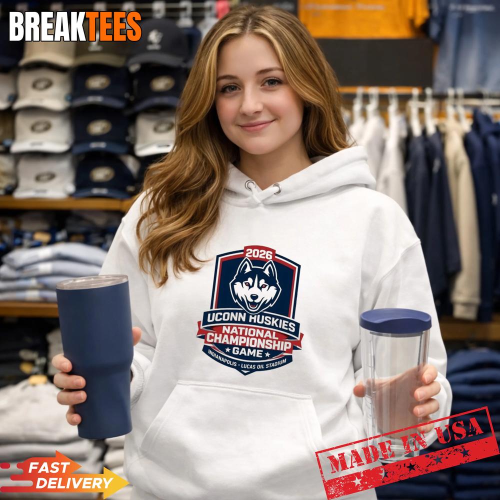 Uconn Huskies National Championship Game 2026 Lucas - Adult & Kids T-Shirts, Sweatshirts & Hoodies apparel design preview 4