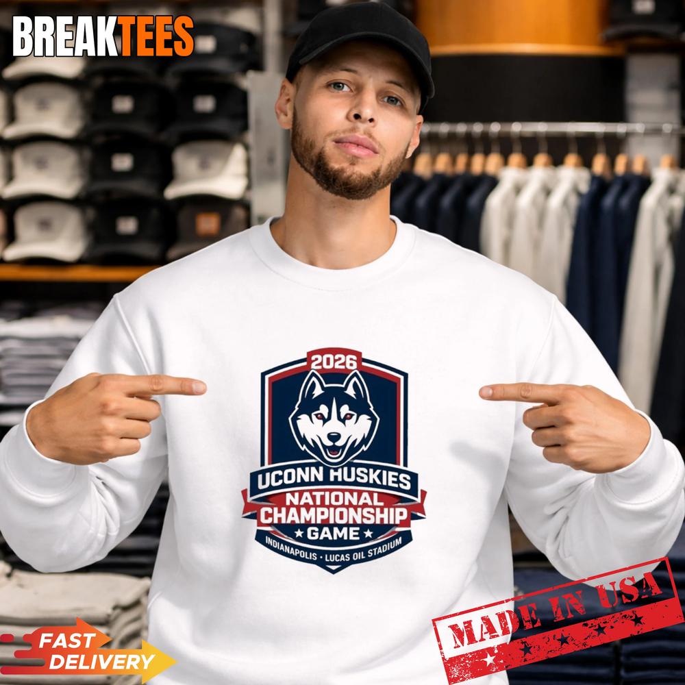 Uconn Huskies National Championship Game 2026 Lucas - Adult & Kids T-Shirts, Sweatshirts & Hoodies apparel design preview 2