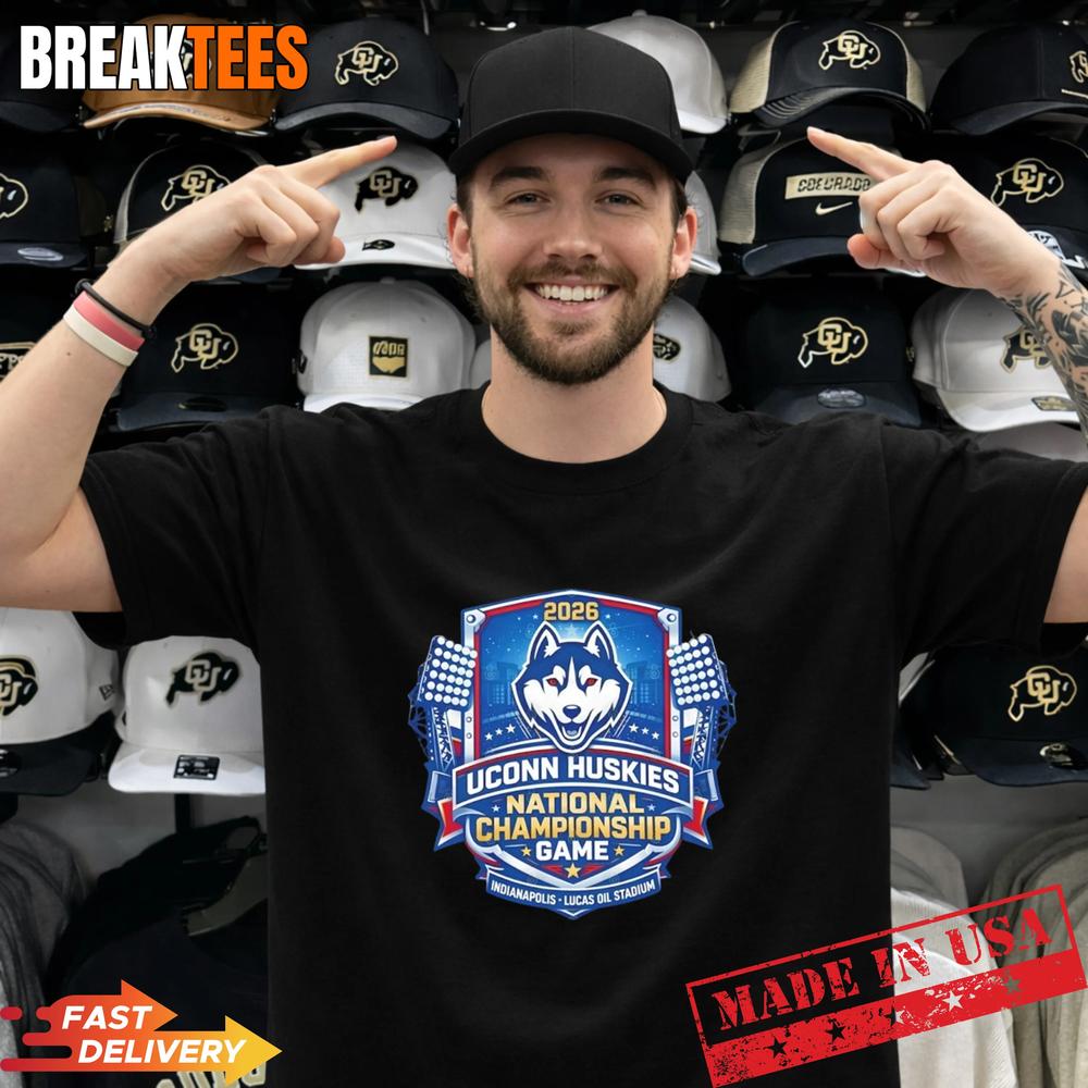 Uconn Huskies National Championship Game 2026 T-Shirt Unisex T-shirt, Sweatshirt, Hoodie, Long Sleeve Tee - T-Shirt, Sweatshirt, Hoodie
