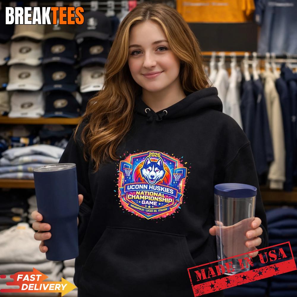 Uconn Huskies National Championship Game Lucas Oil - Adult & Kids T-Shirts, Sweatshirts & Hoodies apparel design preview 4