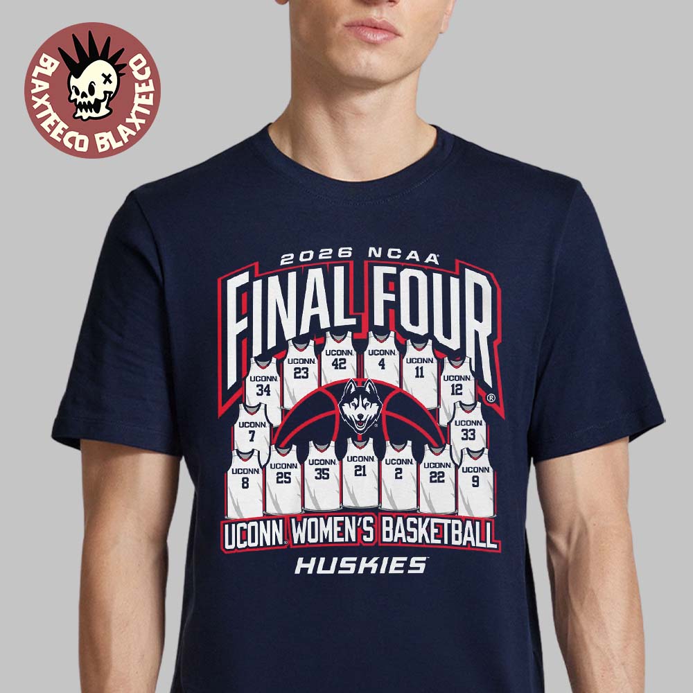 Uconn Huskies Womens Basketball 2026 NCAA Final Four Jersey Madness T-Shirt Unisex T-shirt, Sweatshirt, Hoodie, Long Sleeve Tee - T-Shirt, Sweatshirt, Hoodie