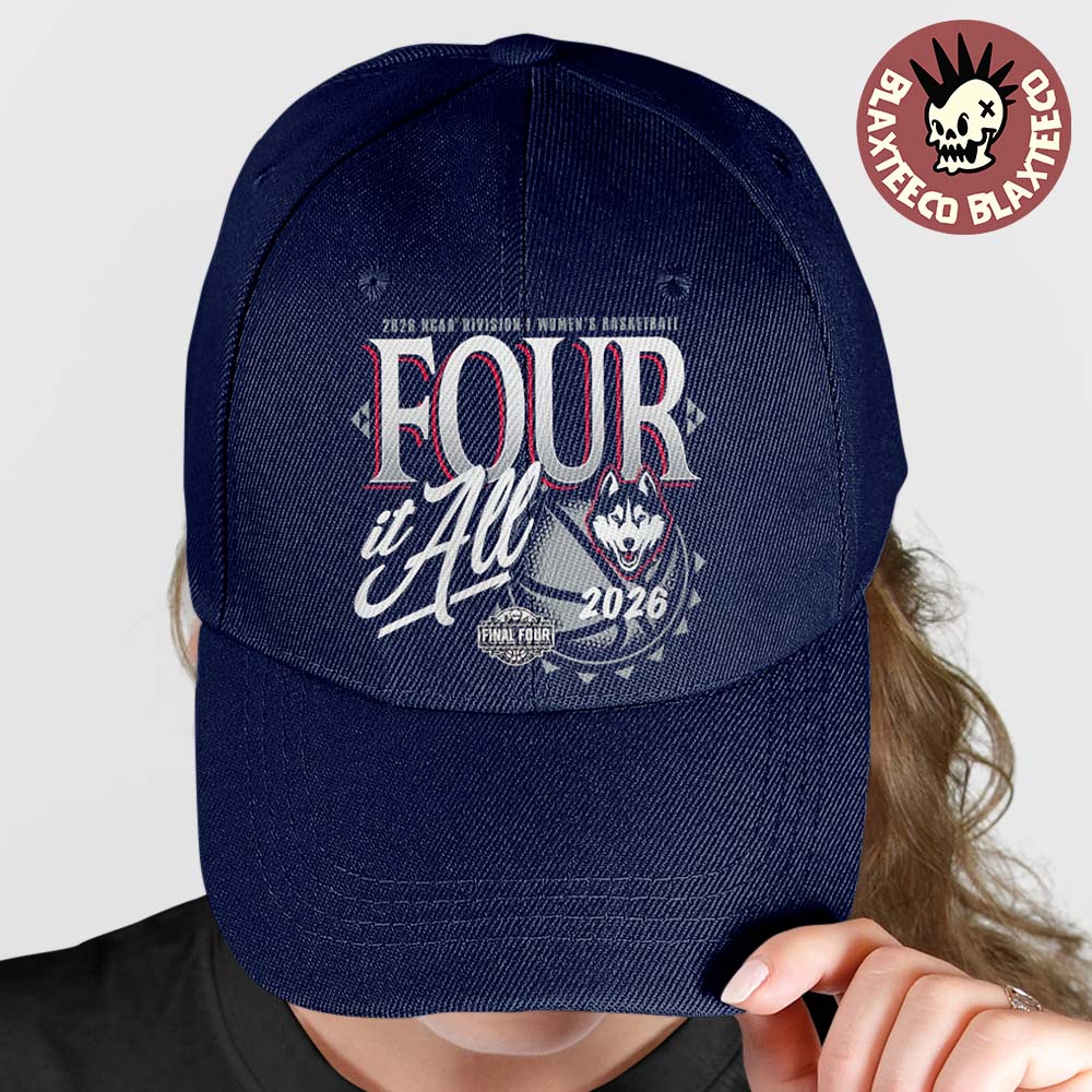 Uconn Huskies Womens Basketball 2026 NCAA Final Four Zone Move Four It All Navy Cap Hat Snapback - T-Shirt, Sweatshirt, Hoodie