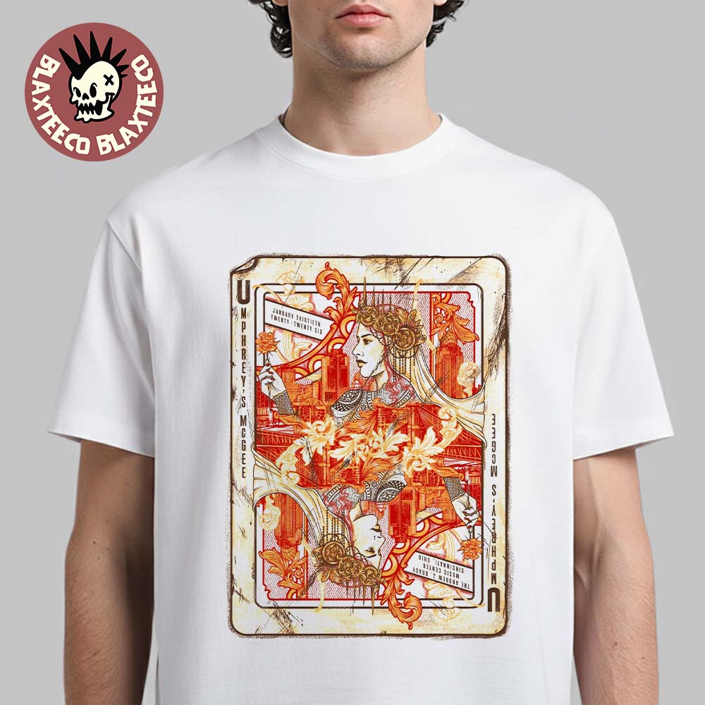 Umphreys McGee Cincinnati Ohio 2026 Event Poster At Music Center On January 30 2026 T-Shirt - T-Shirt, Sweatshirt, Hoodie