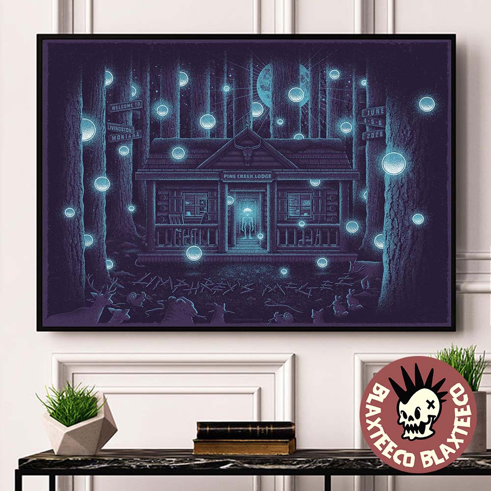 Umphreys McGee Pine Creek Lodge 2026 Special Poster In Livingston Montana On June 4 5 6 2026 Home Decor Poster Canvas - T-Shirt, Sweatshirt, Hoodie